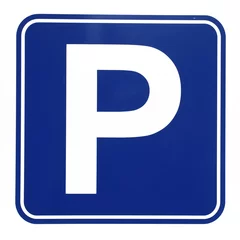 Deurstickers Parking sign © Maimento