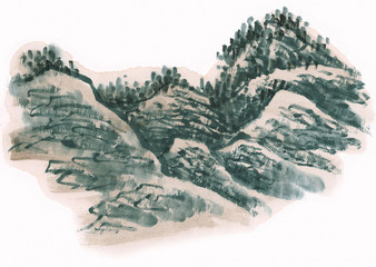 아름다운 산수화