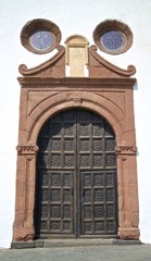 Fototapeta premium Lanzarote Wooden Door 1