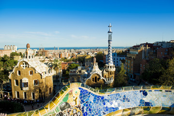 Fototapeta premium Parc Guell, Barcelon