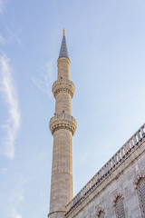 Blue mosque  minaret, Istanbul