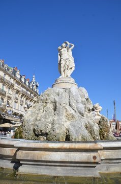 Fontaine des Trois Gr&acirc;ces, Montpellier