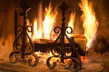 Cheminée feu