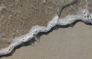 Fototapeta na wymiar sand beach wave