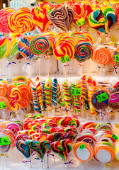 Fototapeta na wymiar Colorfull lollypops