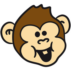 Kleiner Süßer Affe Gesicht