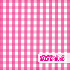 pink gingham background