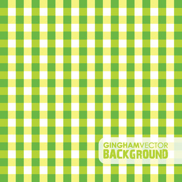 Lime Green Gingham Background