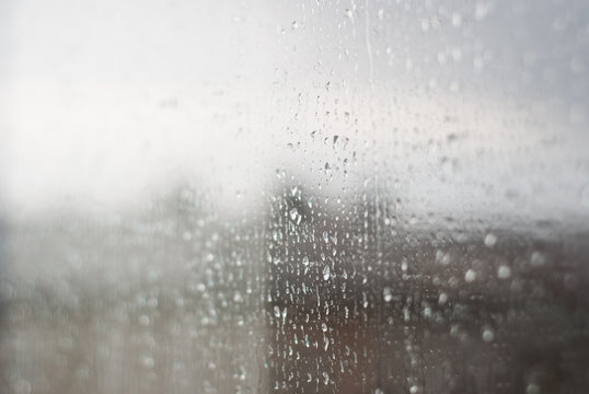 Window Raindrops - Stock Image