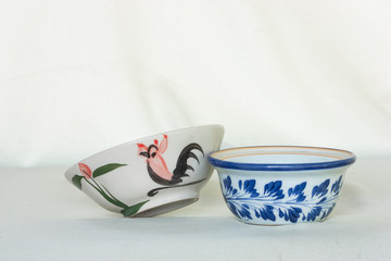 porcelain bowl White background