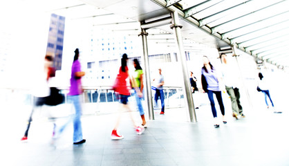 Obraz premium People in Hong Kong