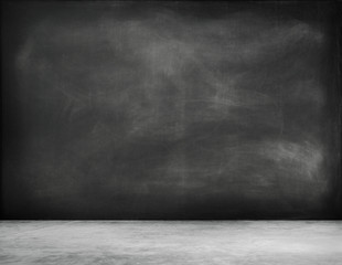 Texture Black Wall on an Empty Room