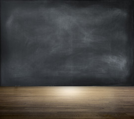 Texture Black Wall on an Empty Room