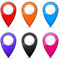 Vector gps icons