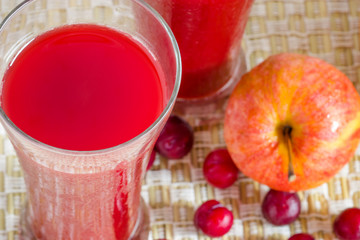 fresh juice from fruits