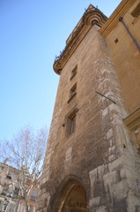 Place de l'hôtel de ville, tour de l'horloge, Aix en provence