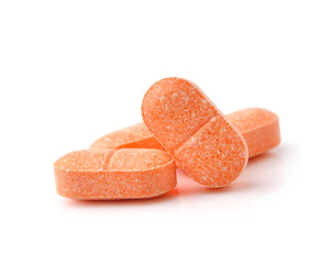 pill  Isolated  on a white background