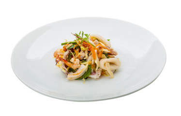 Asian seafood salad