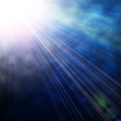 Obraz premium illustration of blue spotlight