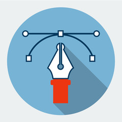 Vector  pen tool icon