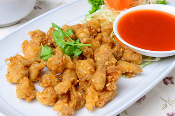 deep fried chicken tendon