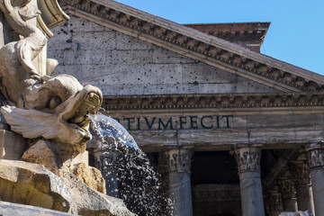 Fontana del Pantheon in Rome