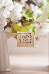THANK YOU hand lettering.
