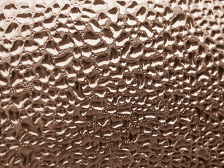 Wassertropfen bronzefarben