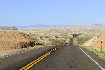 route vers Bryce Canyon, Utah