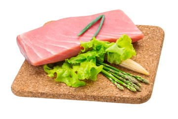Tuna raw steak