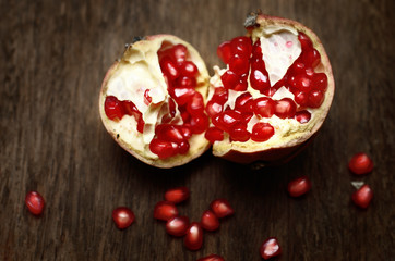 Pomegranate fruit, still life