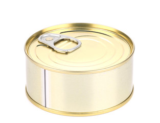 Closed tin can.
