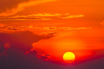Sunset sky