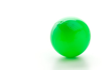 Color ball isolated white background