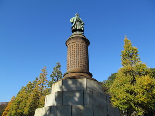 Obraz premium 大村益次郎の銅像