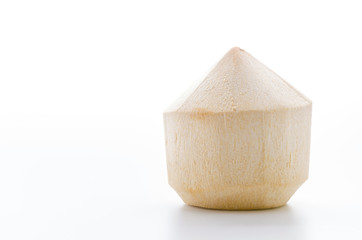 Coconut isolated on white