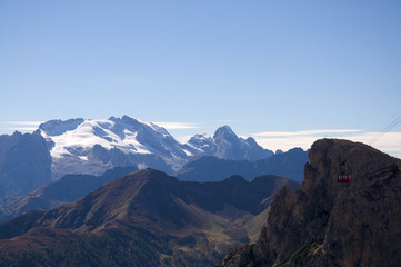 Fototapeta premium Marmolata - Dolomiten - Alpen
