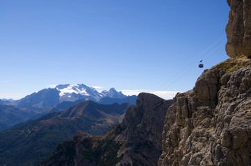 Obraz premium Marmolata - Dolomiten - Alpen