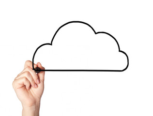 drawing a cloud