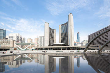 Toronto City Hall Canada - obrazy, fototapety, plakaty