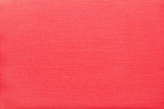 Red Cotton Fabric Texture