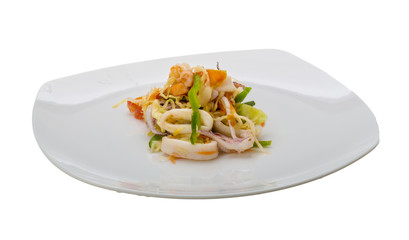 Asian seafood salad