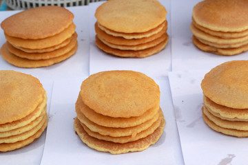 pancake snack in the market