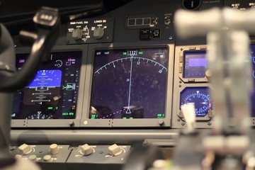 Cockpit of an homemade Flight Simulator