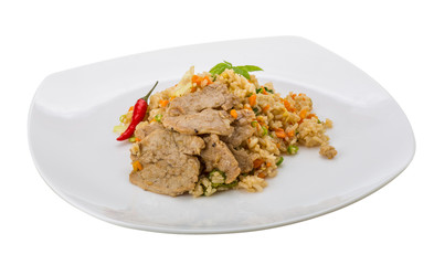 Fried rice with pork