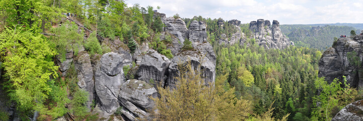 Panoramafoto Sächsische Schweiz