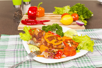 baked fish brotola