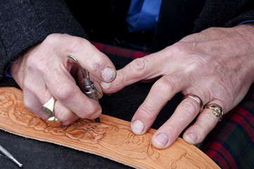 Leather worker