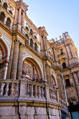 Entrance to the Cathedral in Malaga