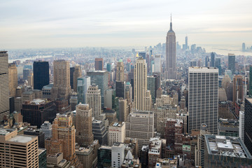 Fototapeta na wymiar Panoramę Nowego Jorku